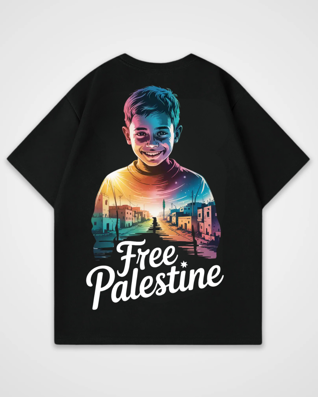 FREE FALASTIN - OVERSIZED SHIRT***