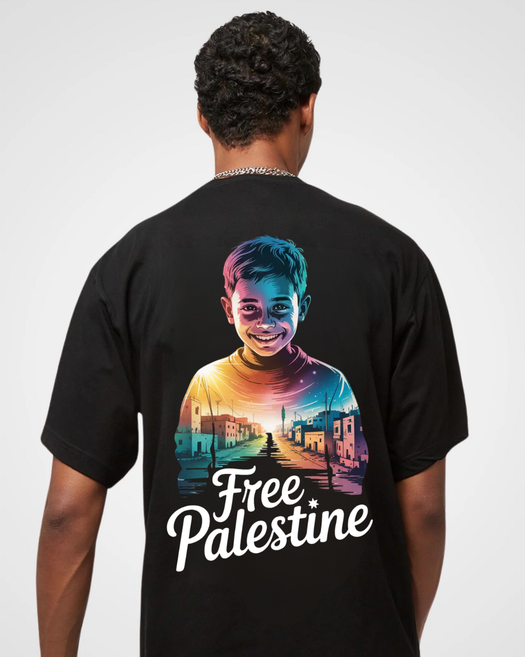FREE FALASTIN - OVERSIZED SHIRT***