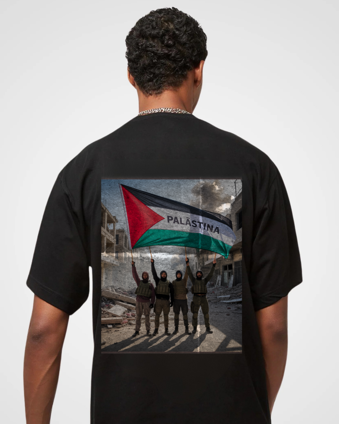 GAZA - OVERSIZED SHIRT***