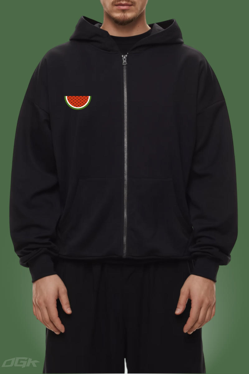 WATERMELON - HEAVY ZIP HOODIE ***