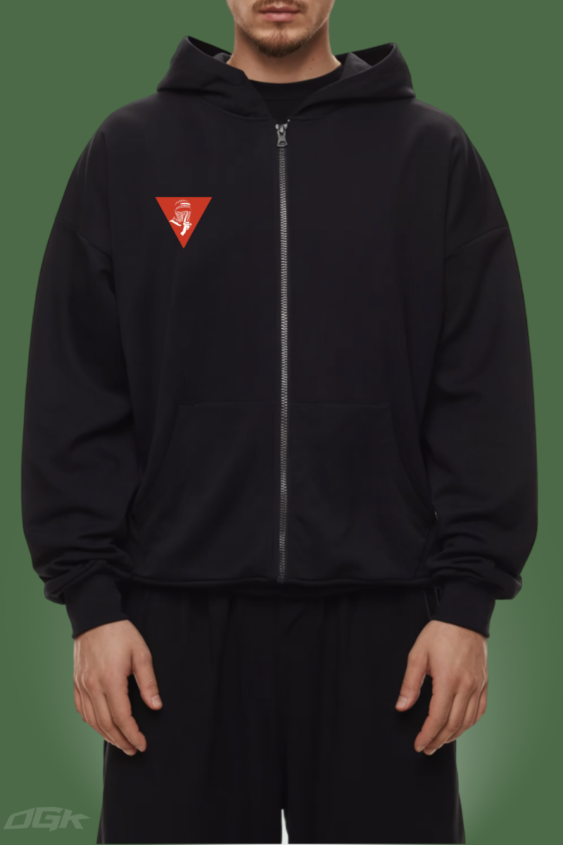 PALESTINE TRIANGLE - HEAVY ZIP HOODIE ***