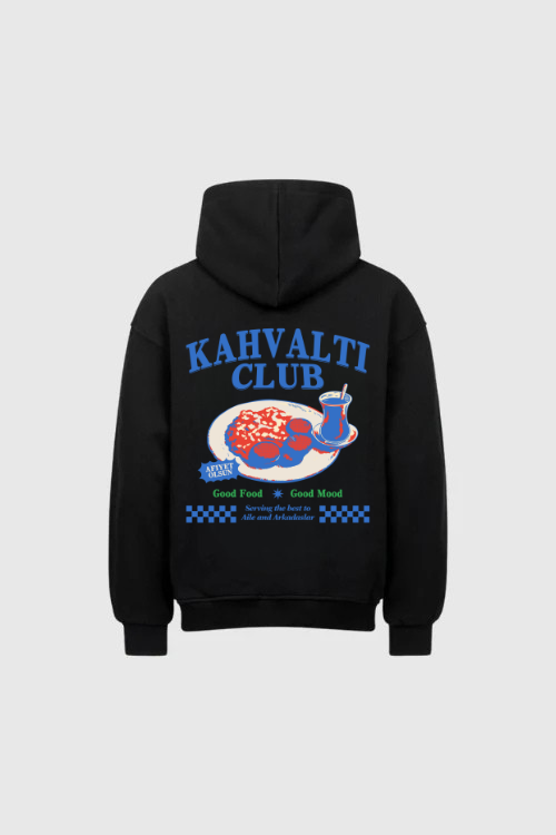 KAHVALTI CLUB BLUE - Oversized Hoodie