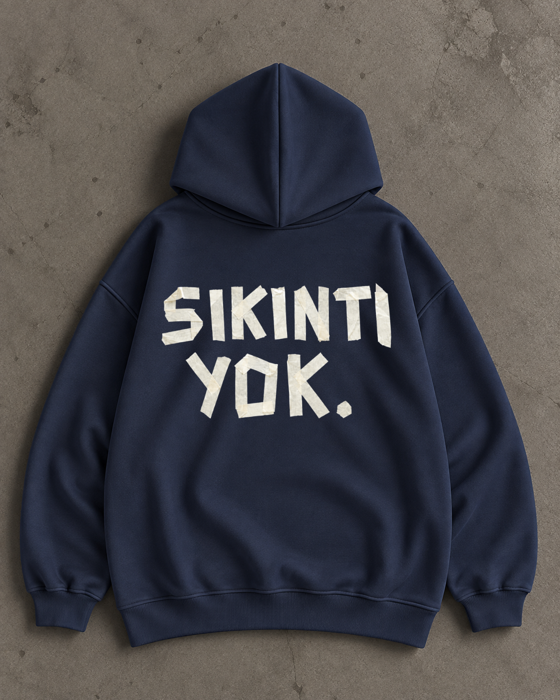 SIKINTI YOK - OVERSIZED ZIPPER