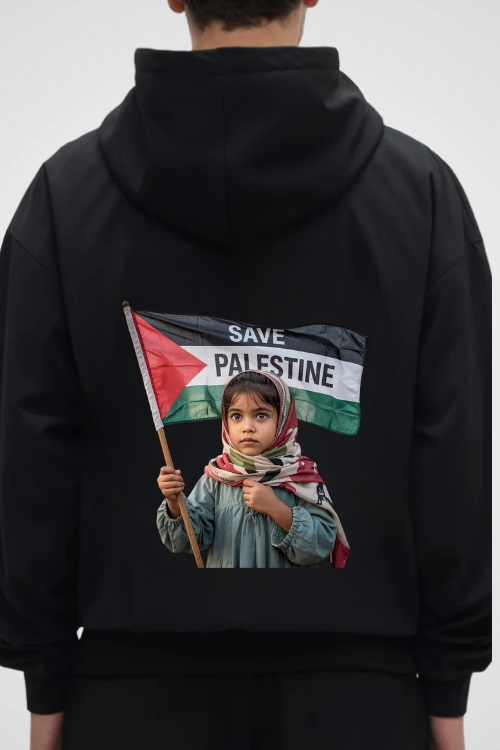 SAVE PALESTINE - OVERSIZED HOODIE***