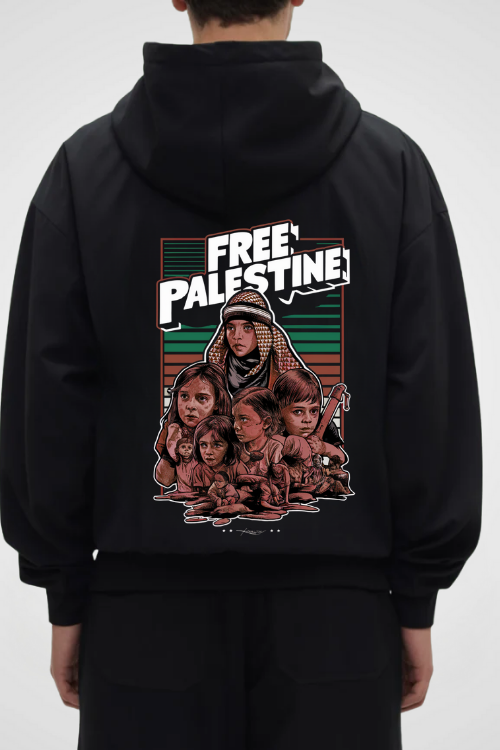 PALESTINE KIDS - OVERSIZED HOODIE***