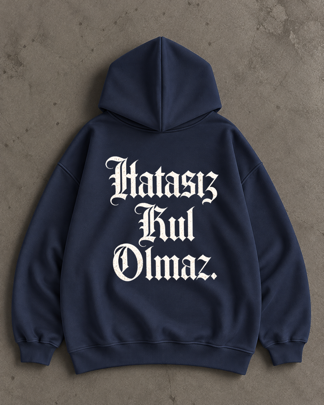 HATASIZ KUL OLMAZ - OVERSIZED ZIPPER