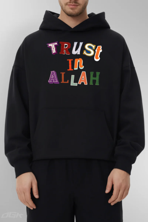 TRUST IN ALLAH - Oversized Hoodie