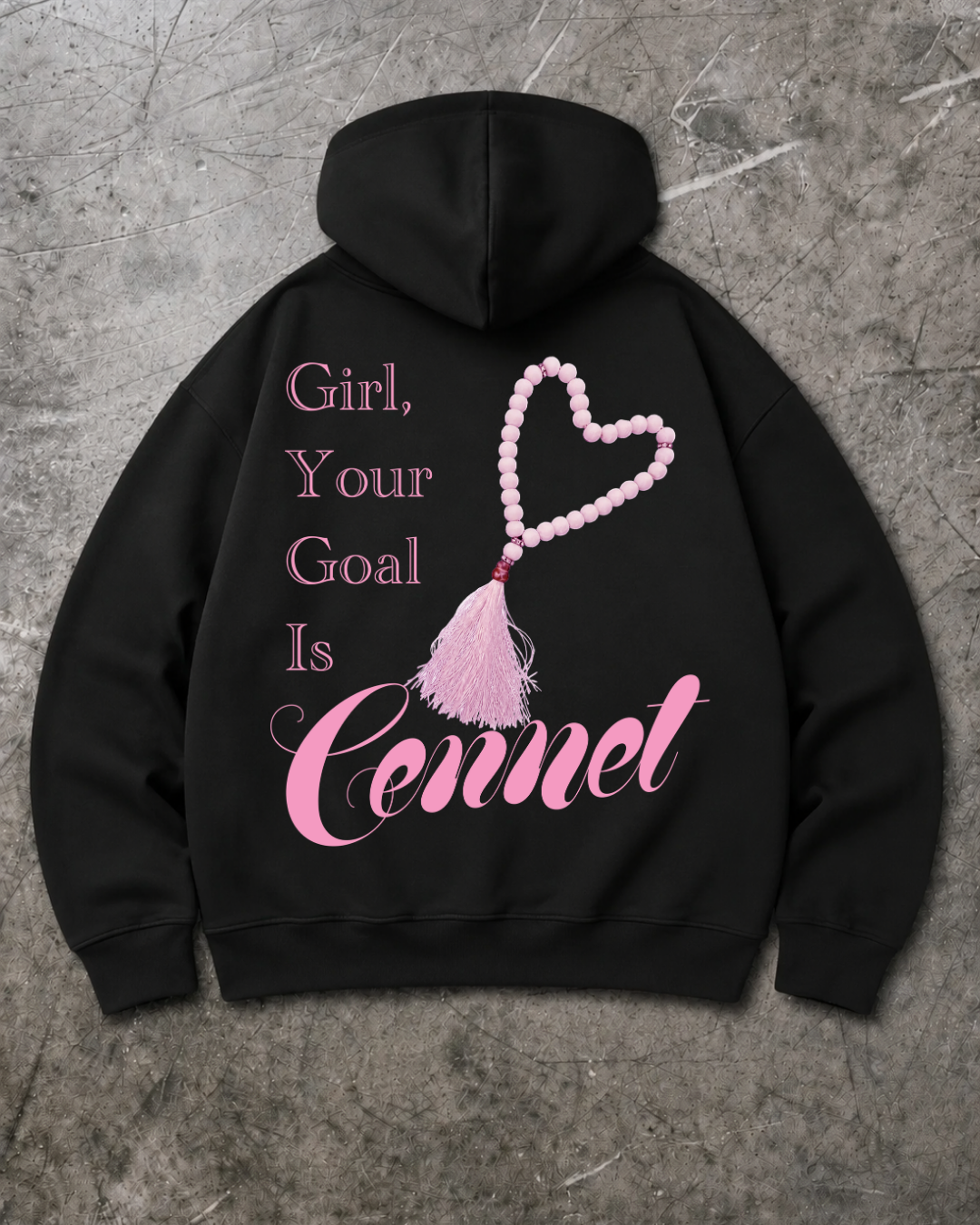 GOAL IS CENNET - OVERSIZED HOODIE