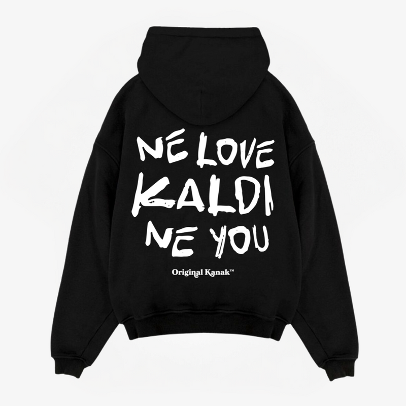 NE LOVE KALDI - SWEAT À CAPUCHE OVERSIZE LOURD