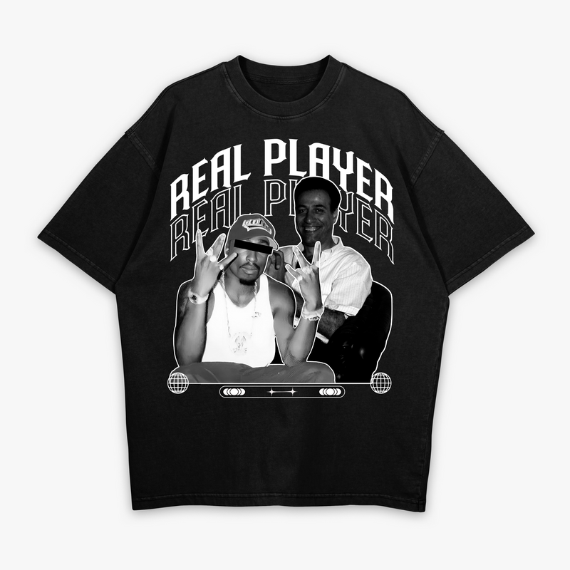 REAL PLAYER - T-SHIRT OVERSIZE LOURD