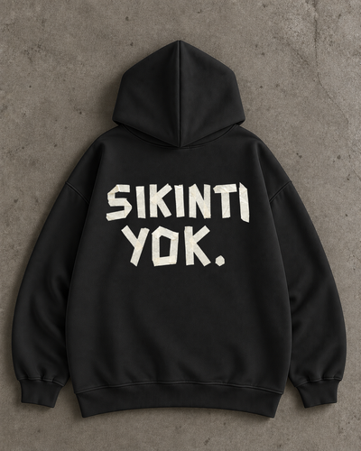SIKINTI YOK - OVERSIZED ZIPPER
