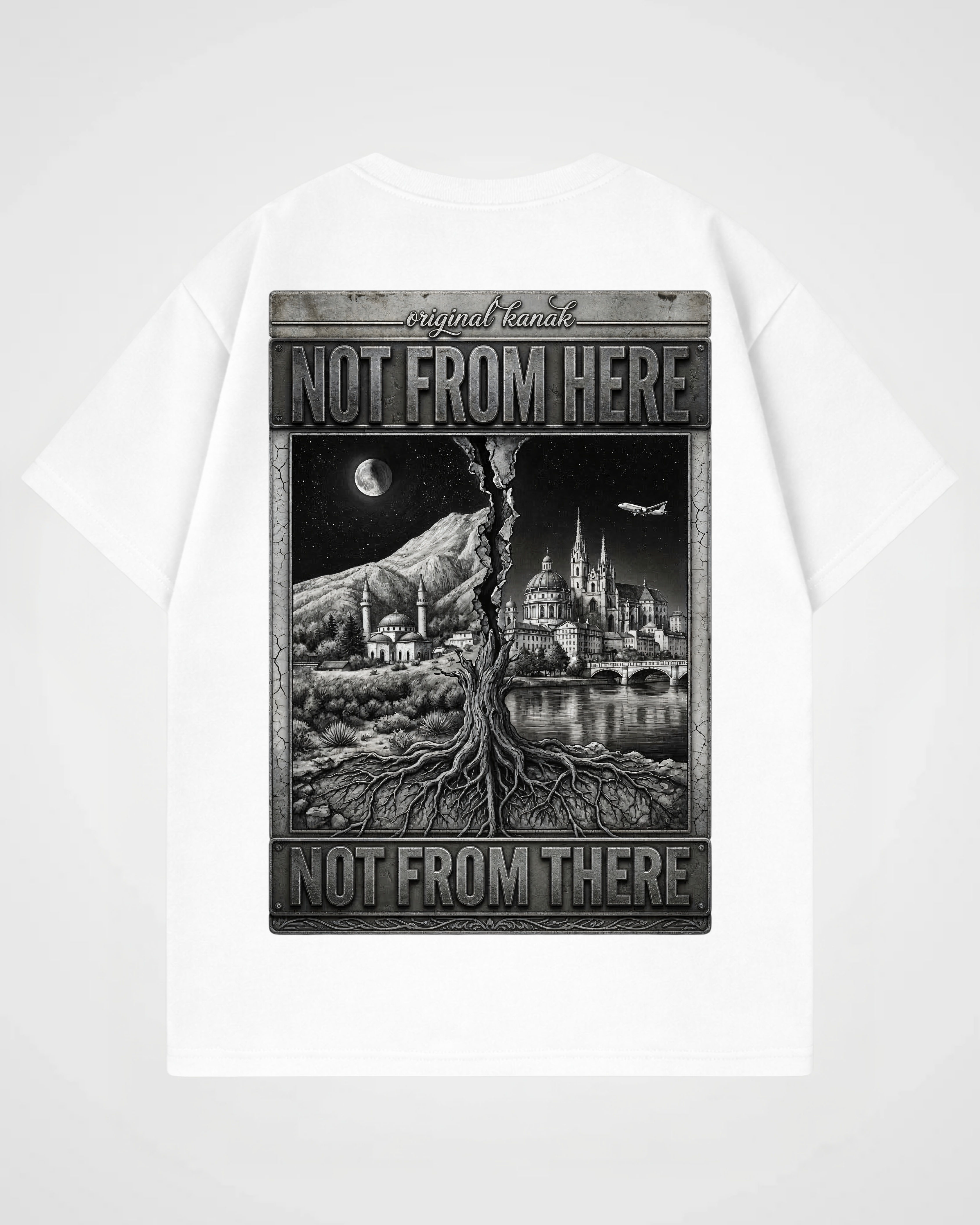 Not from here / Not from there - Oversized Shirt