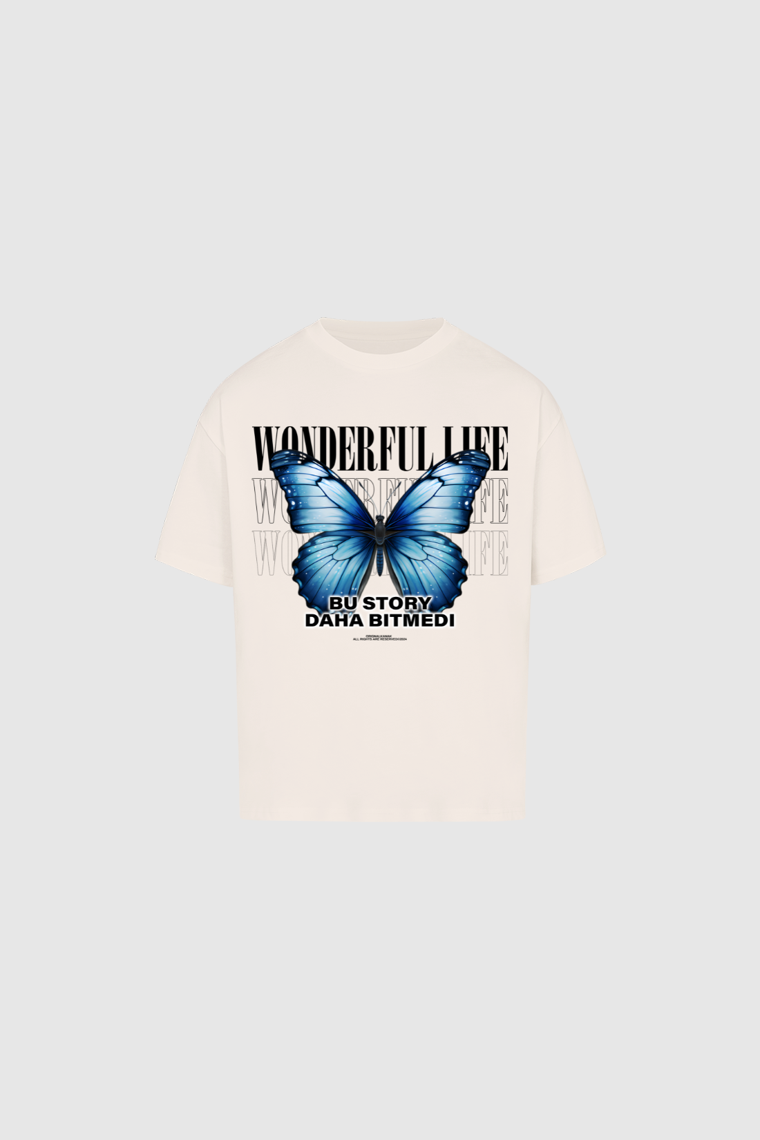 WONDERFUL LIFE - HEAVY OVERSIZED T-SHIRT