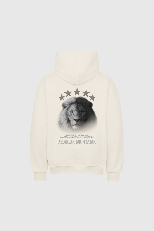 ASLANLAR TARIH YAZAR - Oversized Hoodie