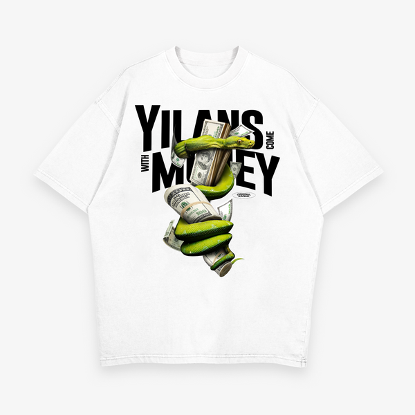 YILANS COME WITH MONEY - HEAVY OVERSIZED T-SHIRT