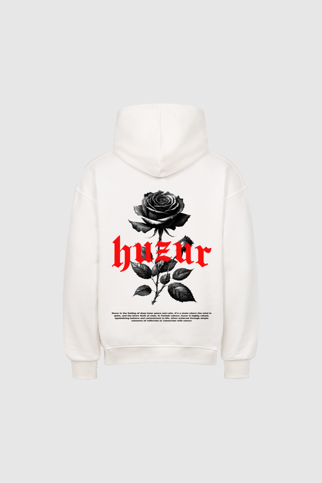 HUZUR - Oversized Hoodie Backprint