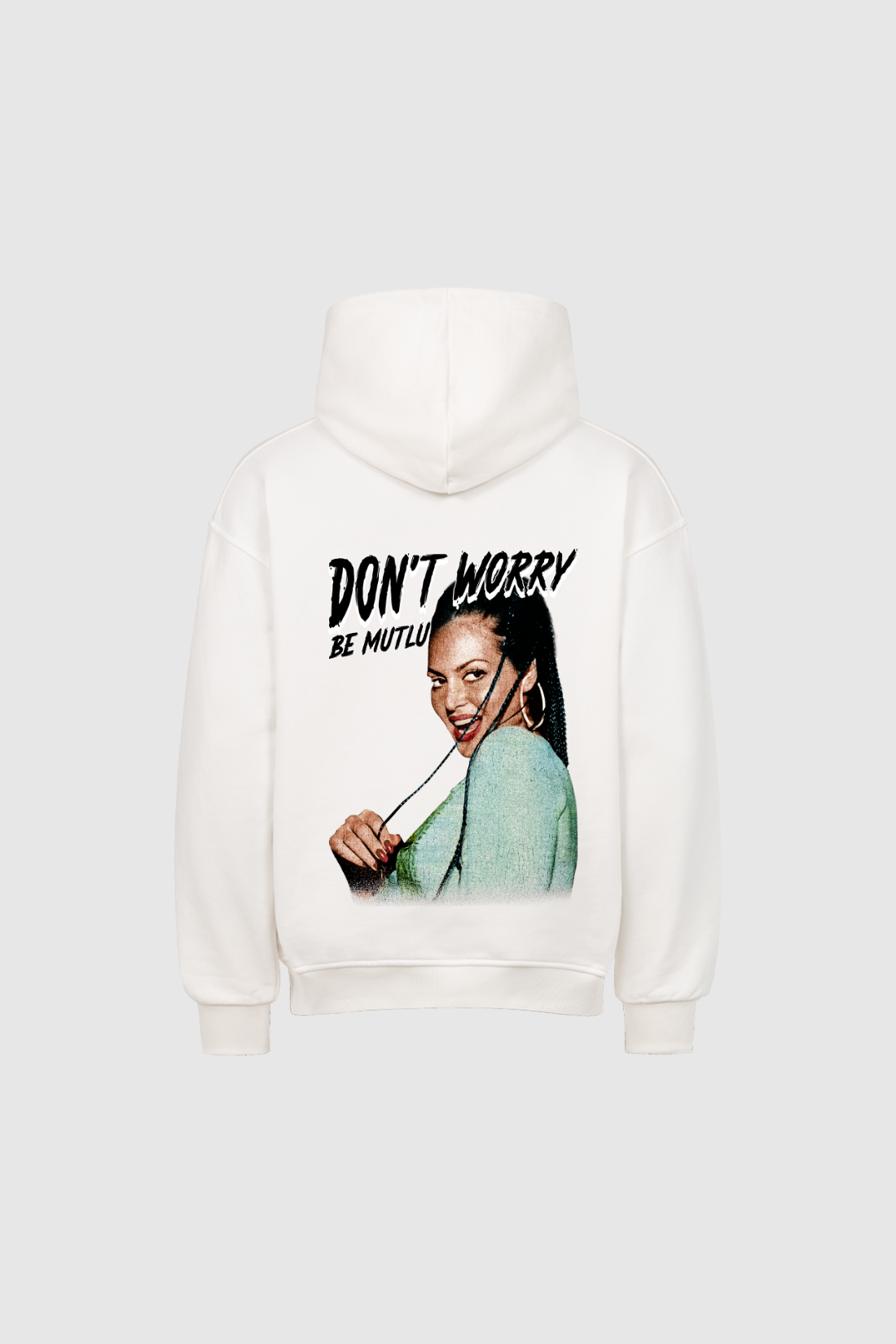 DON'T WORRY BE MUTLU - Oversized Hoodie