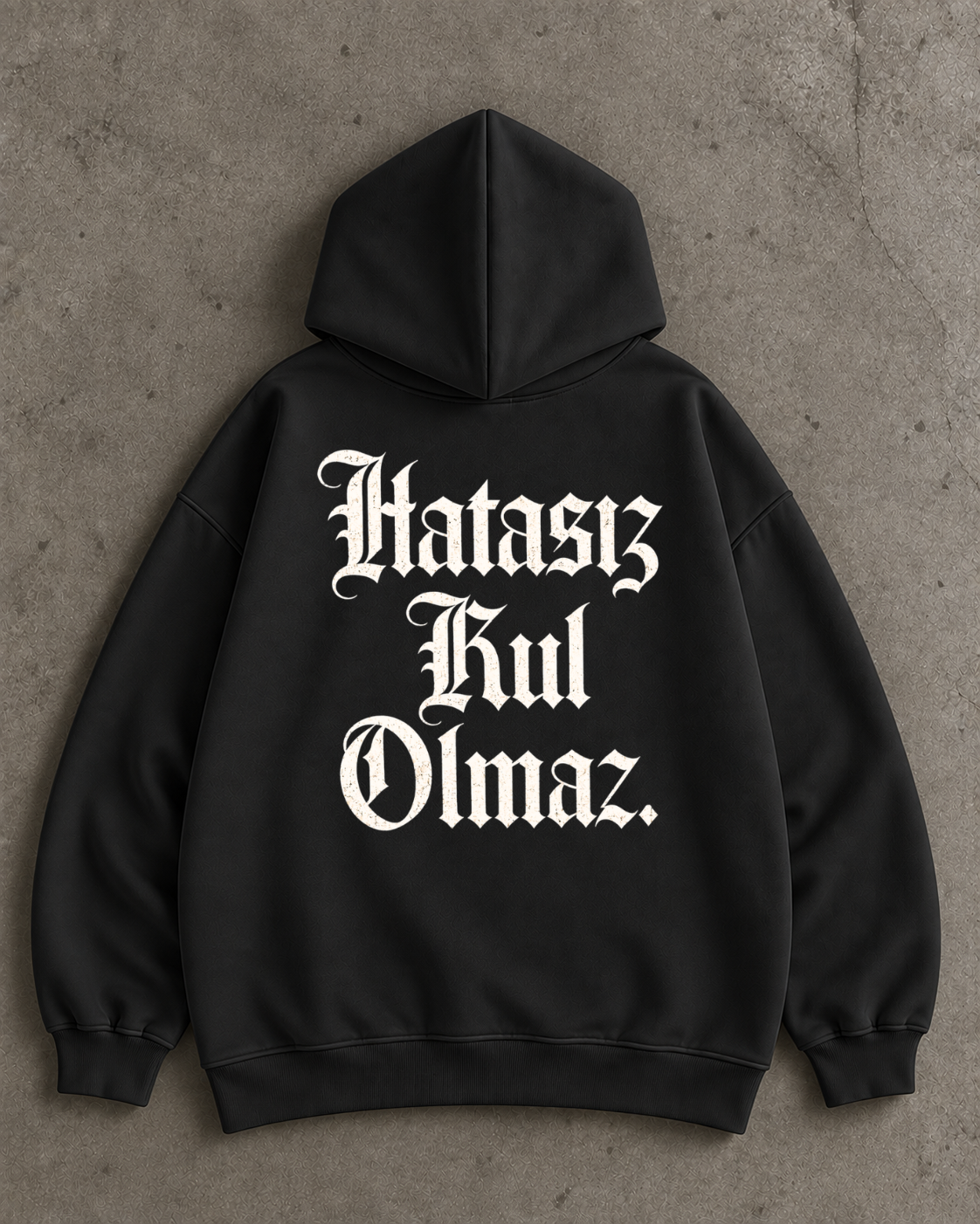HATASIZ KUL OLMAZ - OVERSIZED ZIPPER