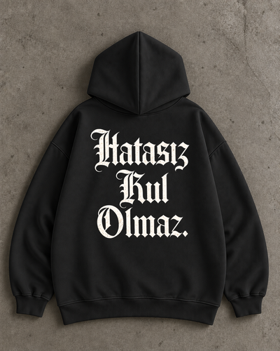 HATASIZ KUL OLMAZ - OVERSIZED ZIPPER