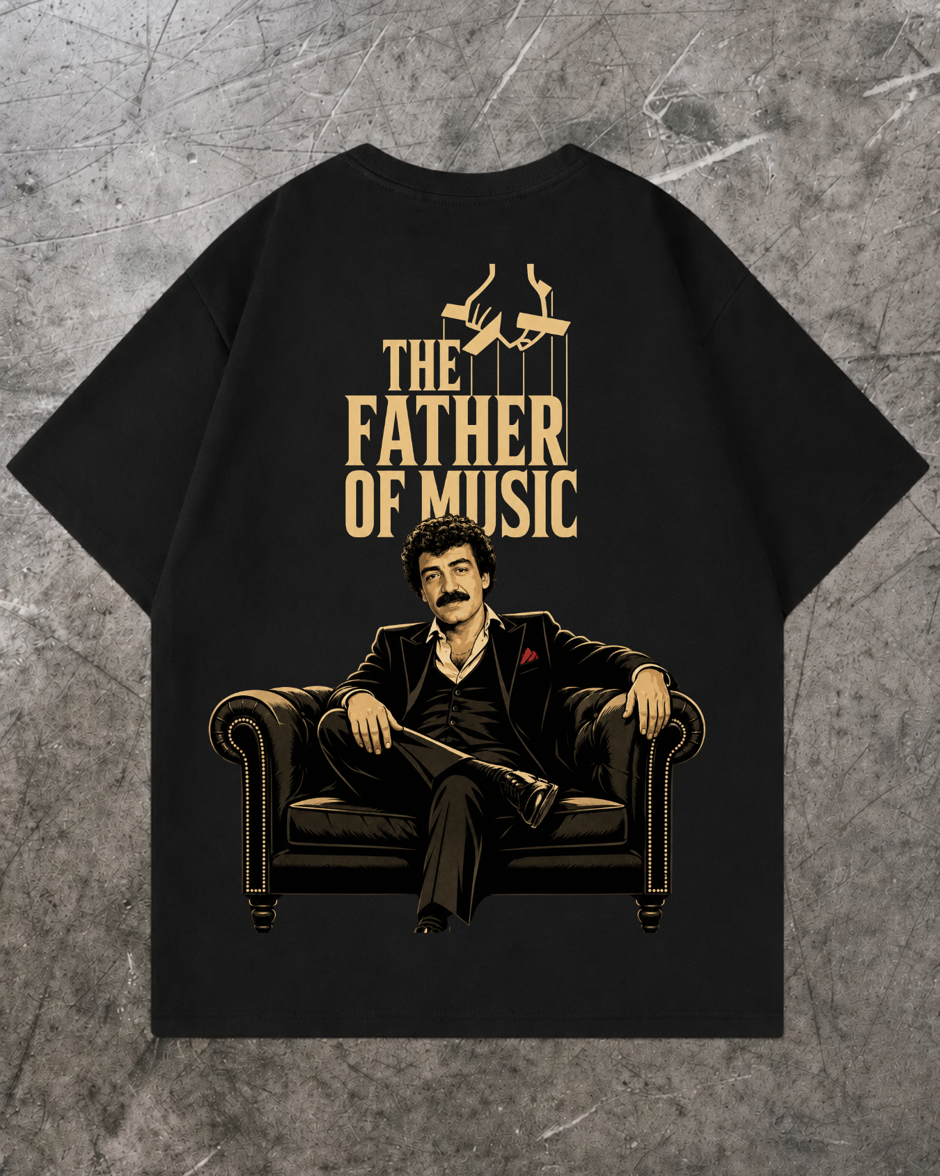 THE FATHER OF MUSIC - MÜSLÜM - OVERSIZED SHIRT