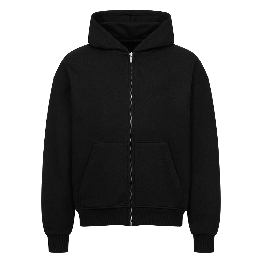 NO TIME FOR ASK - HEAVY ZIP HOODIE