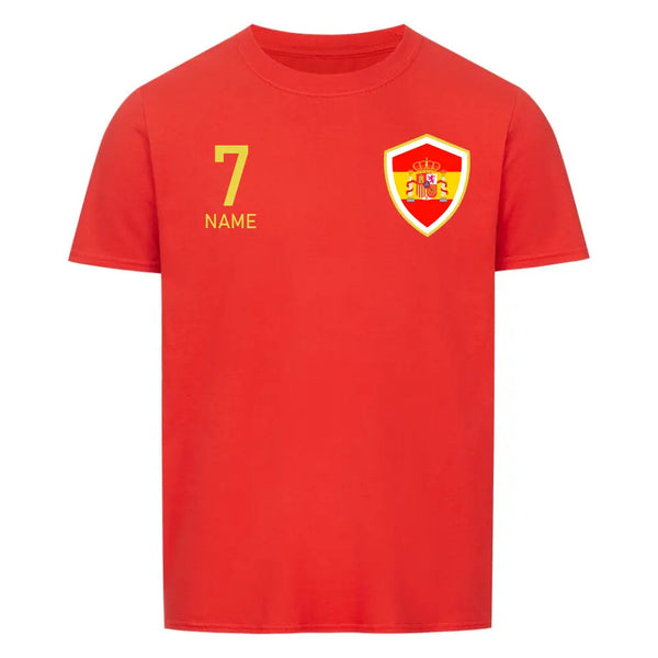 Spanien - EM-Edition T-Shirt Personalisierbar