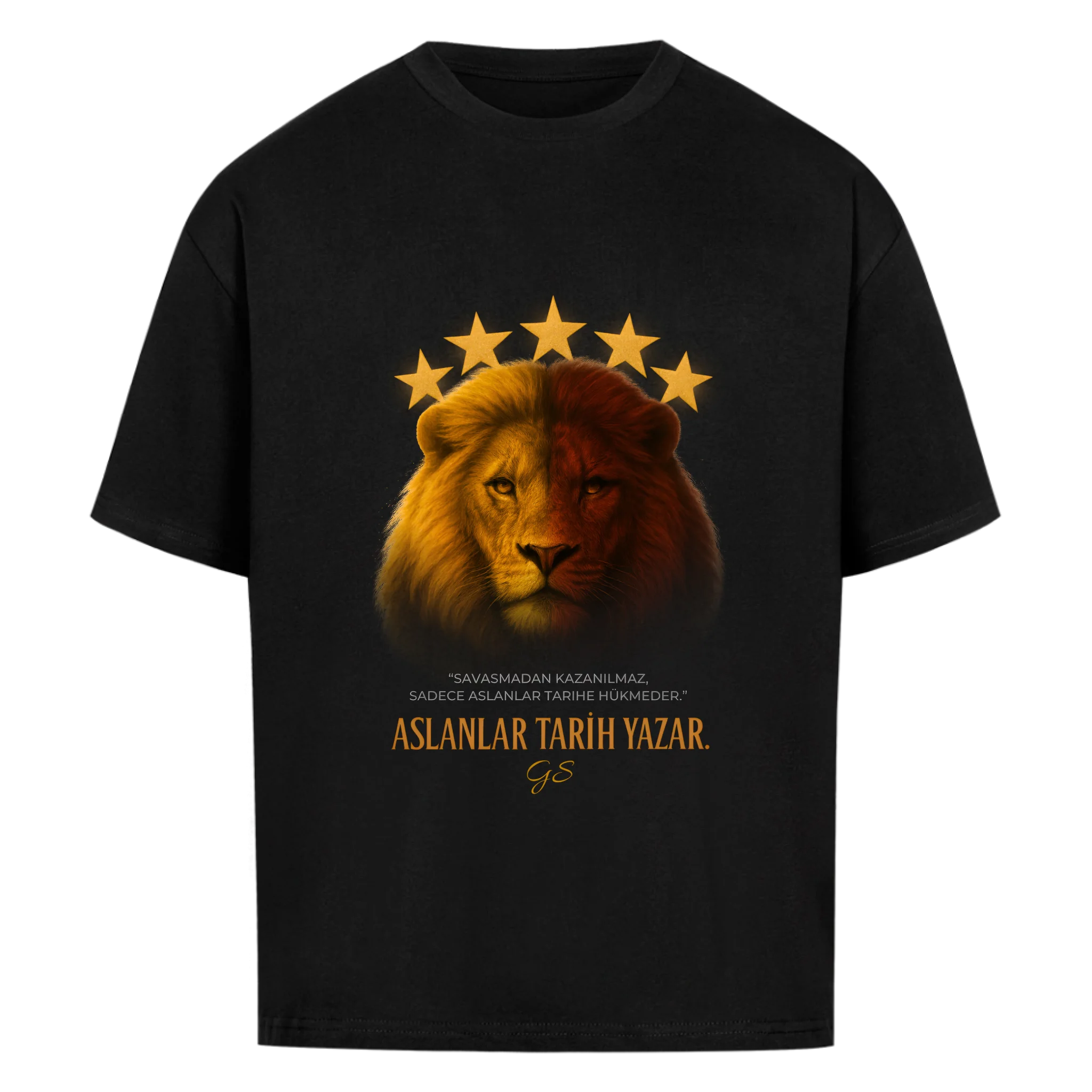 ASLANLAR TARIH YAZAR - Oversized Shirt personalisierbar