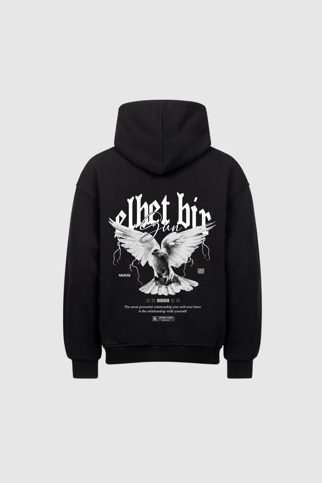 ELBET BIR GÜN - HEAVY OVERSIZED HOODIE