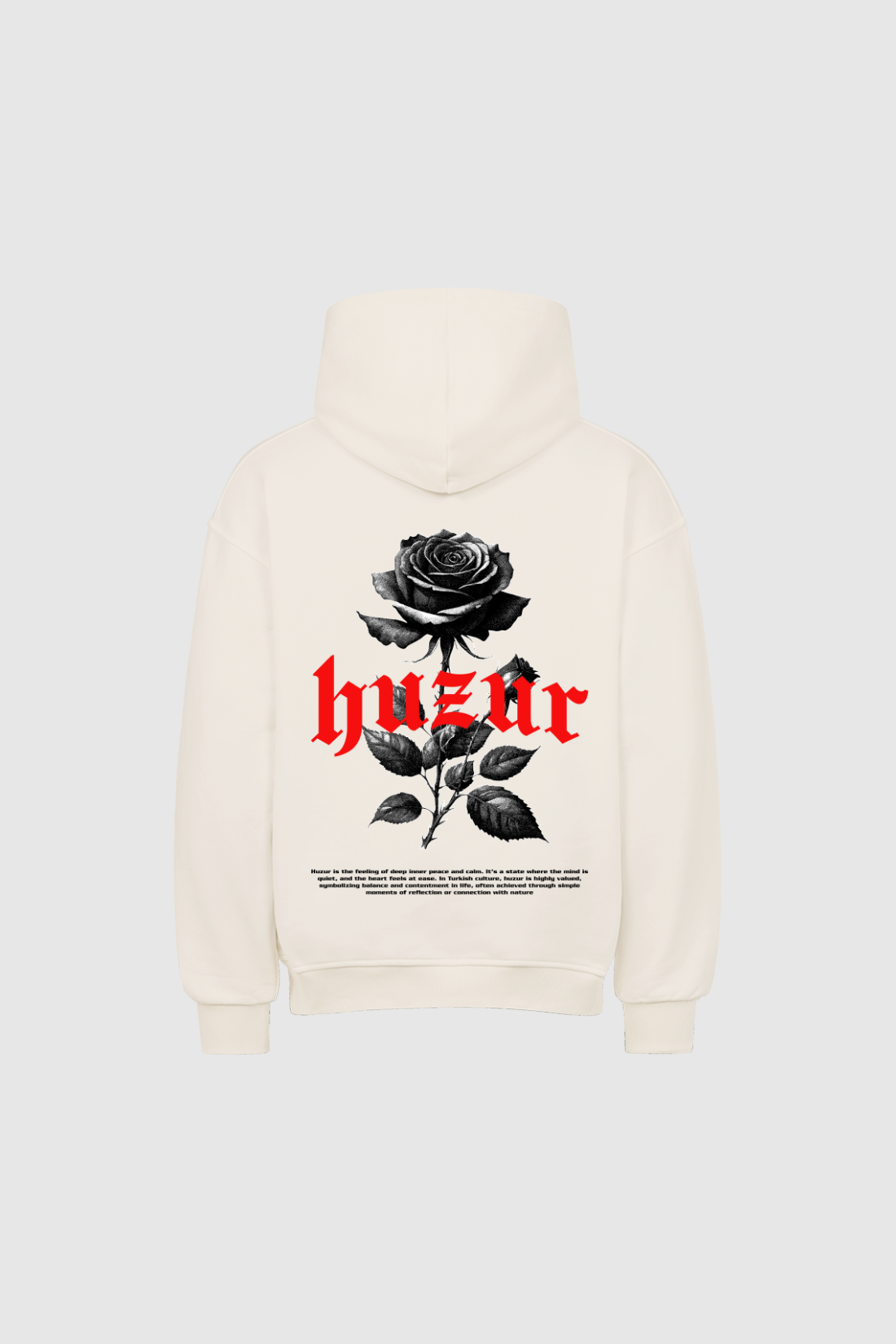 HUZUR - Oversized Hoodie Backprint