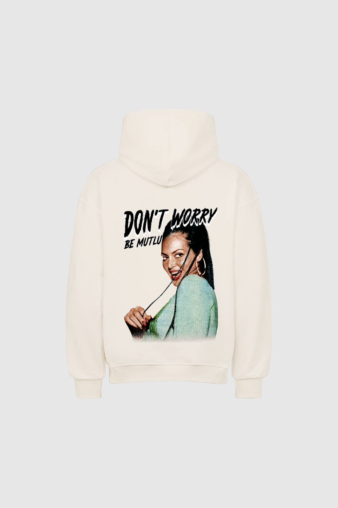 DON'T WORRY BE MUTLU - Oversized Hoodie