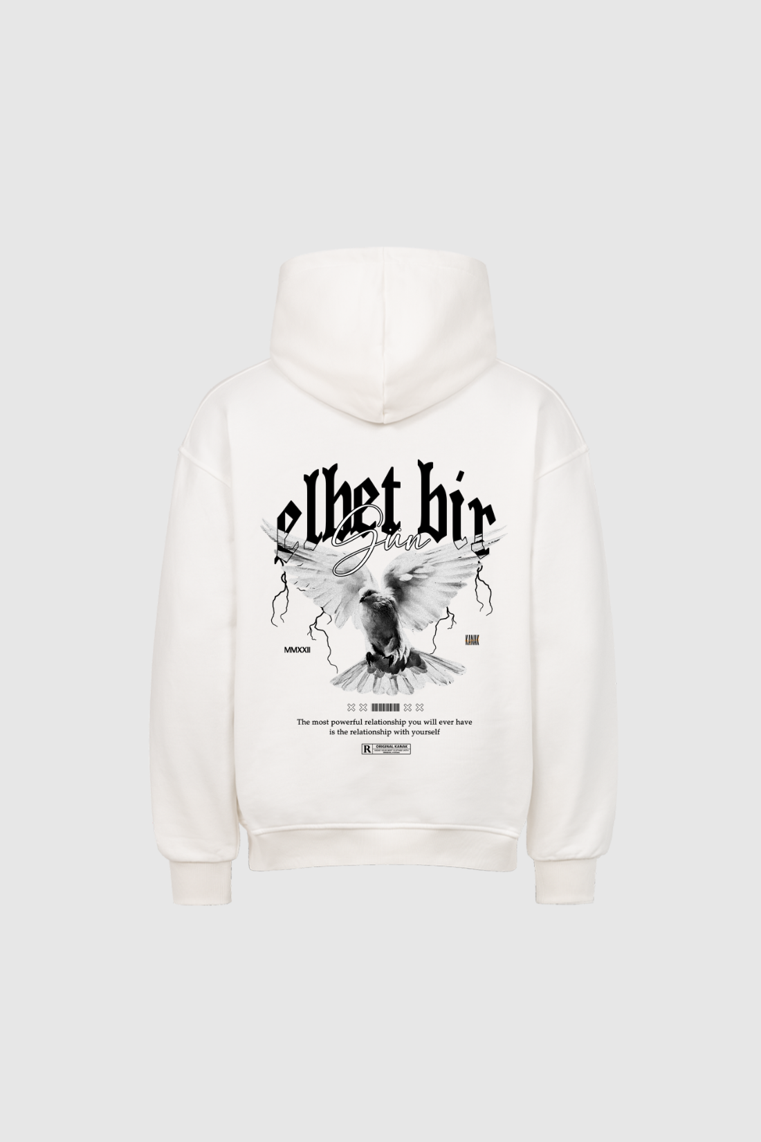 ELBET BIR GÜN - HEAVY OVERSIZED HOODIE