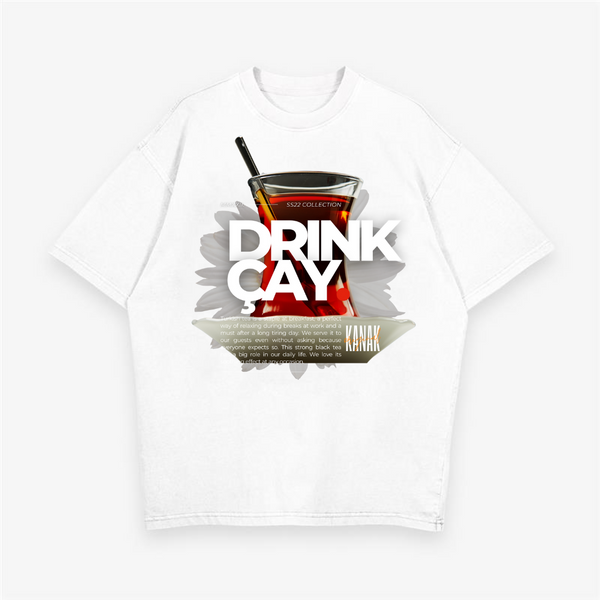 DRINK CAY - ÖVERSTOR T-SHIRT