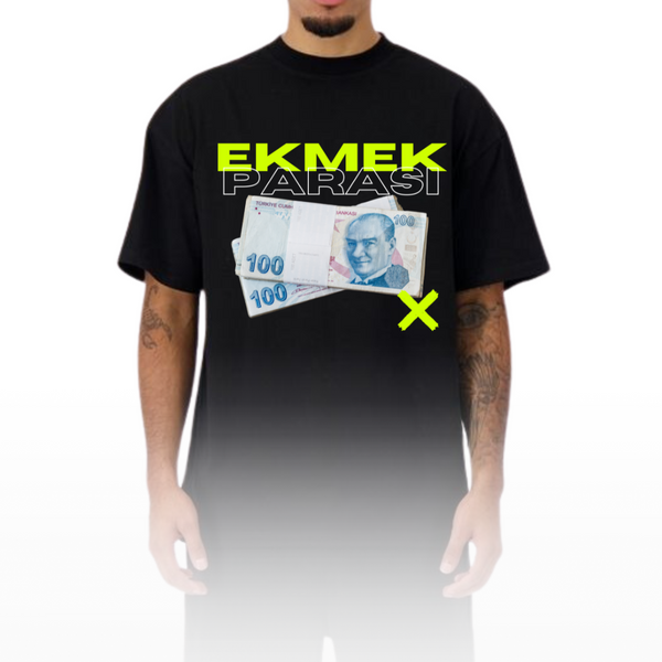 EKMEK PARASI - Camisa pesada de gran tamaño