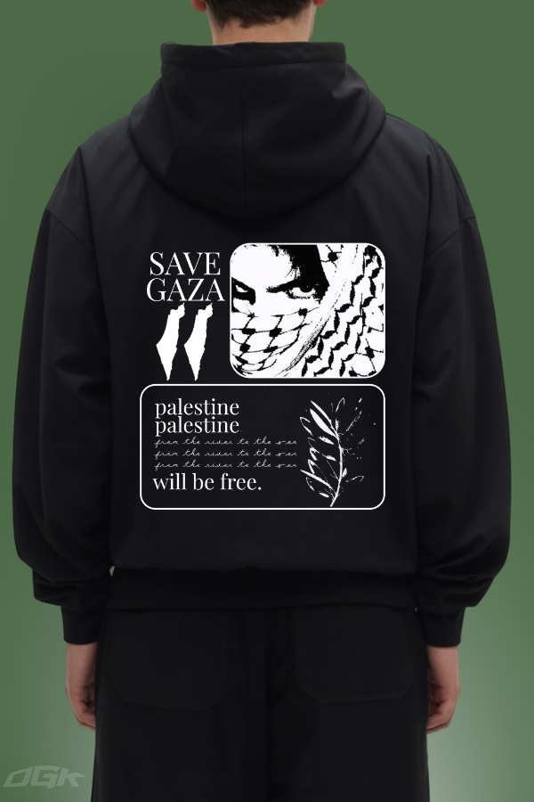 SAVE GAZA - HEAVY ZIP HOODIE ***
