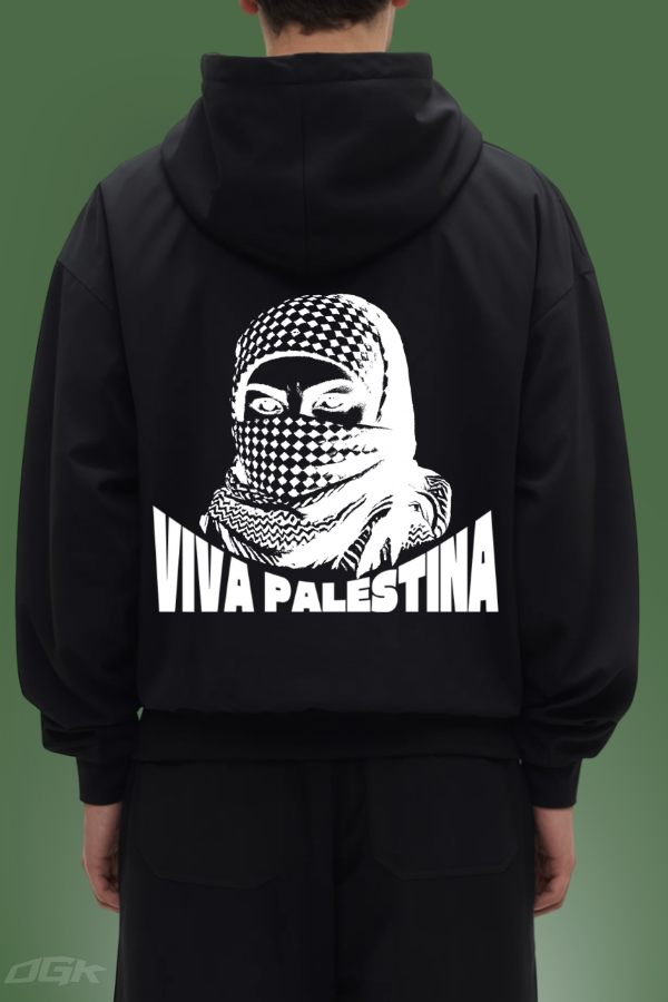 VIVA PALESTINA - HEAVY ZIP HOODIE ***