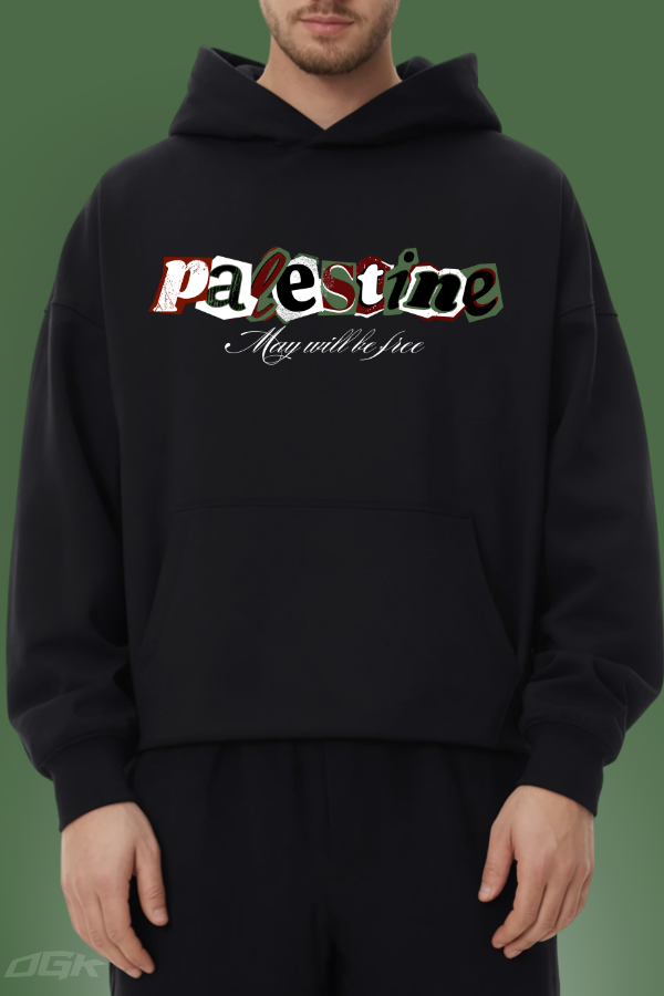 MAY WILL BE FREE - OVERSIZED HOODIE***