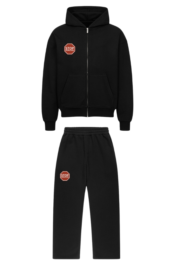 STOP GENOCIDE - TRACKSUIT ZIPPER SET***