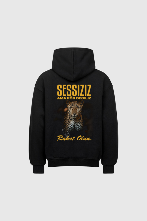 SESSIZIZ - Oversized Hoodie