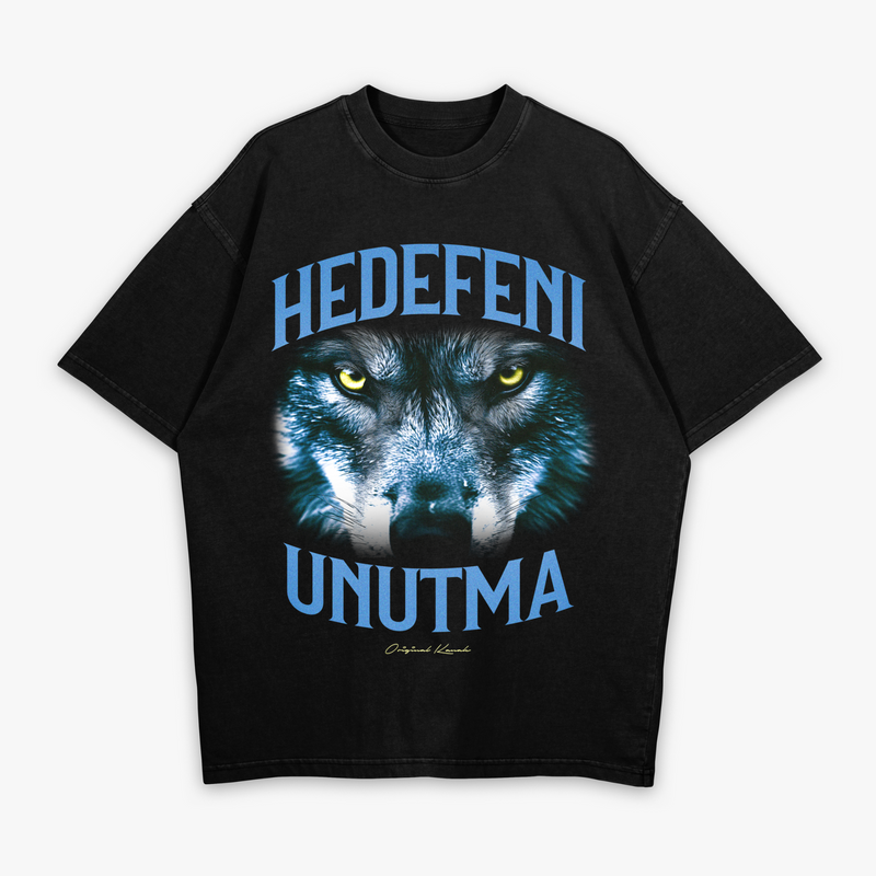 HEDEFENI UNUTMA - HEAVY OVERSIZED T-SHIRT