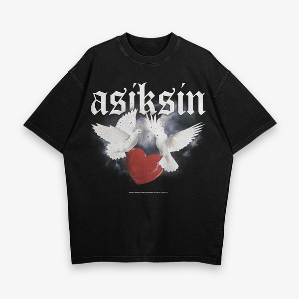 ASIKSIN - Camisa pesada de gran tamaño
