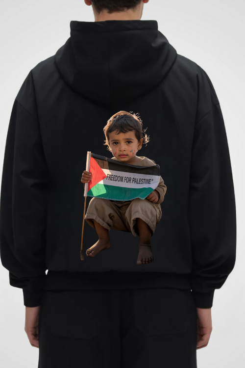 FREEDOM PALESTINE - OVERSIZED HOODIE***