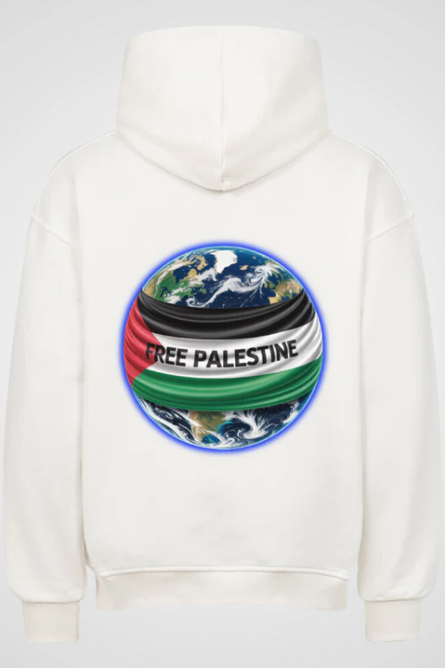 PALESTINE WORLD - OVERSIZED HOODIE***