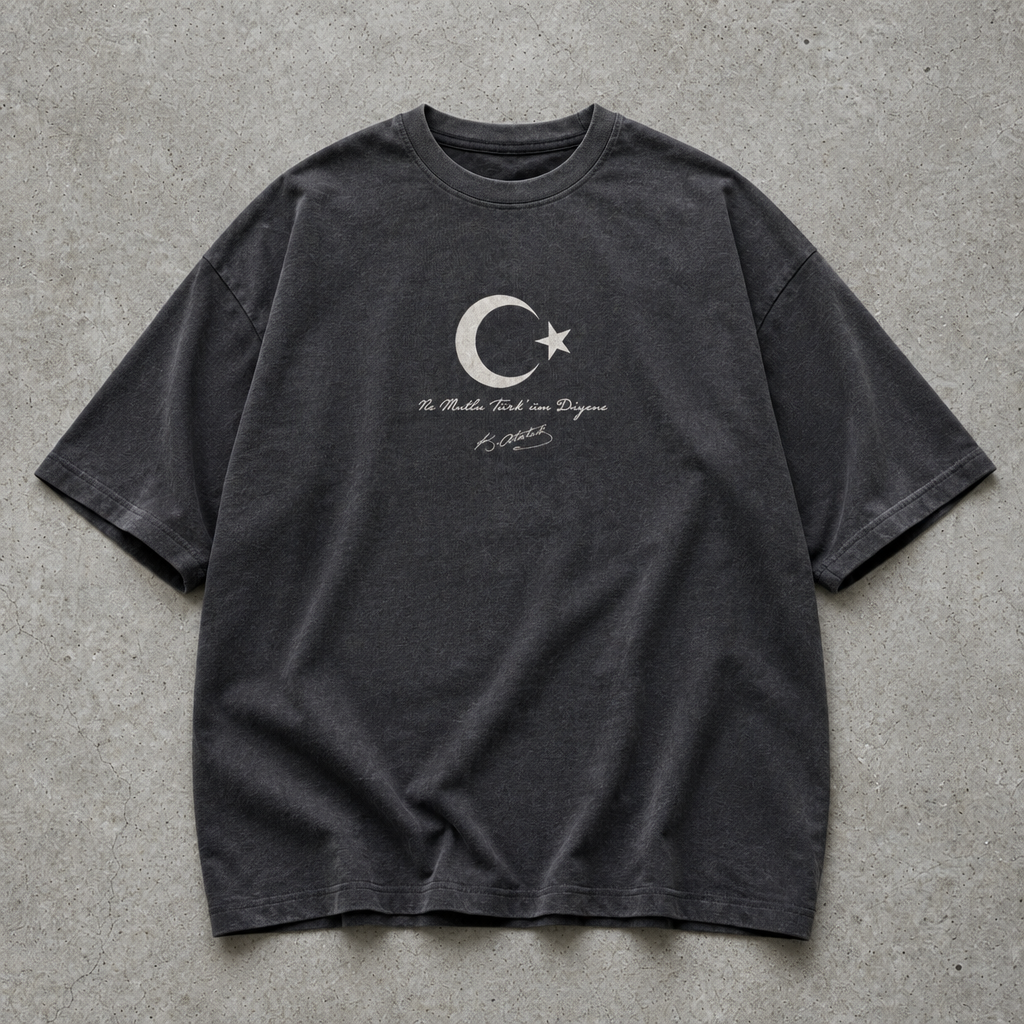 NE MUTLU TÜRKÜM DIYENE - OVERSIZED SHIRT