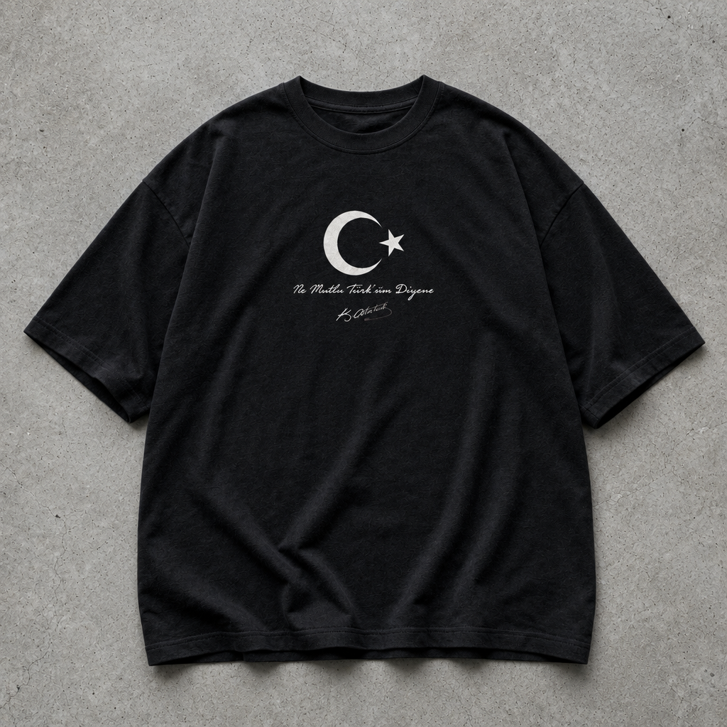 NE MUTLU TÜRKÜM DIYENE - OVERSIZED SHIRT