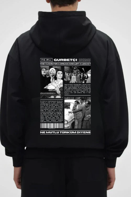 Gurbetçi - Oversized Hoodie