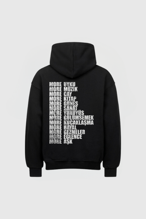 MORE - Oversized Hoodie