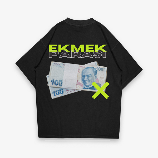 EKMEK PARASI - Camisa pesada de gran tamaño