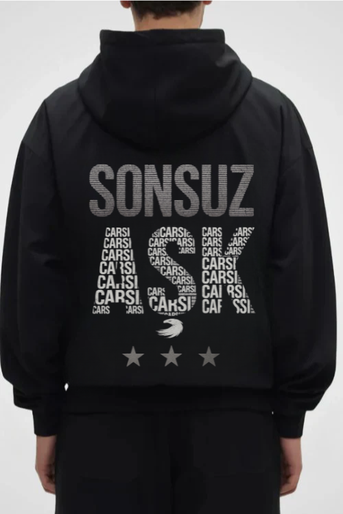 BJK Sonsuz Ask - Oversized Hoodie