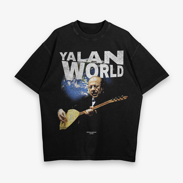 YALAN WORLD - Zwaar oversized shirt